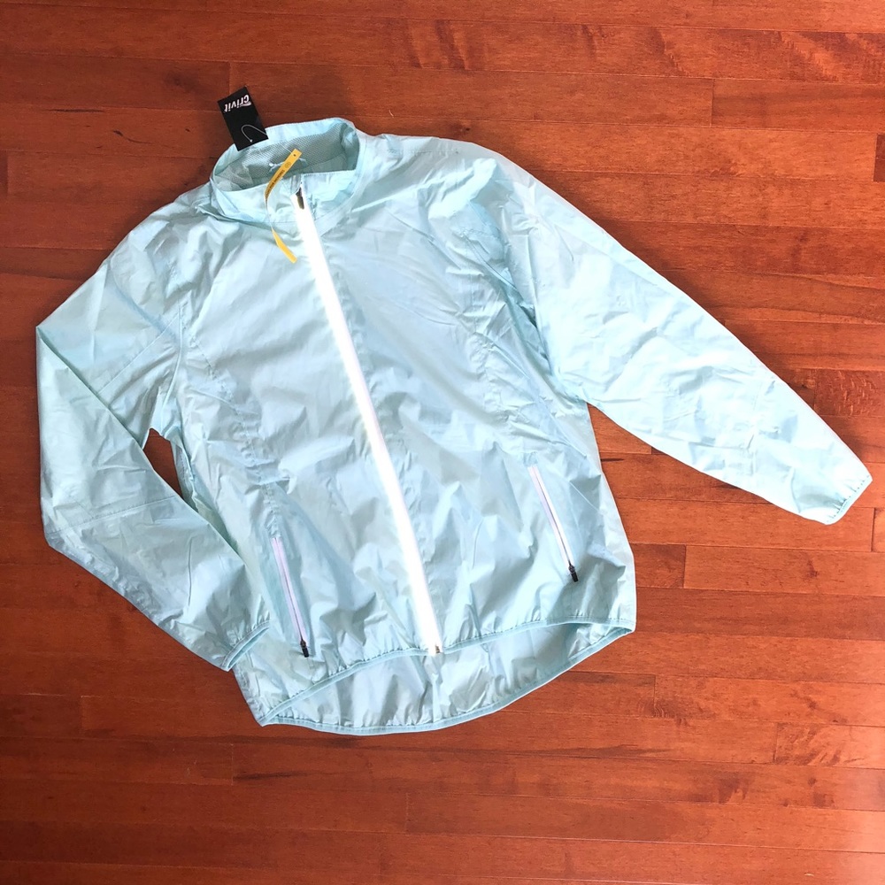 Light Blue Women's Ski Windbreaker Jacket
